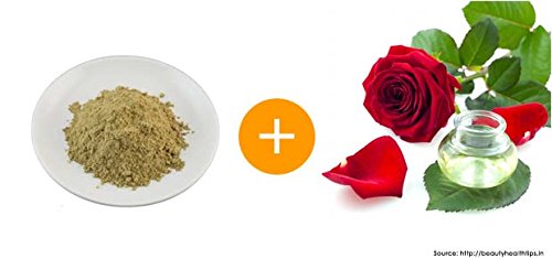 Pure Multani Mitti & Rose Water Face Pack - 300g Clay + 100ml Rosewater for Glowing Skin | Natural Facial Treatment for Acne, Blackheads & Oil Control | DIY Beauty Mask for Spa Day & Skin Detox