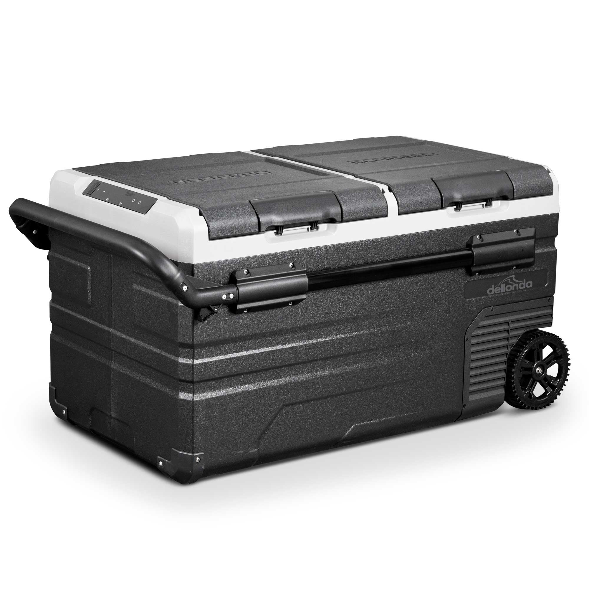 75L Portable Car Fridge Freezer - 12V/24V Dual Zone Compressor Cooler for Road Trips, Camping & Outdoor Adventures | DL127 Model