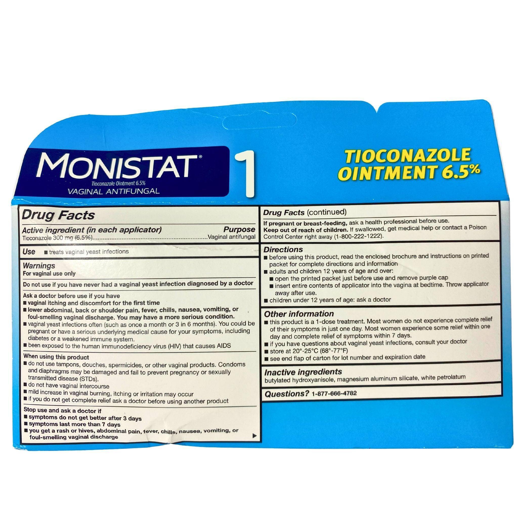 Monistat Vaginal Antifungal Treatment - 7 Day Yeast Infection Relief (26 Count) for Women's Intimate Care & Comfort