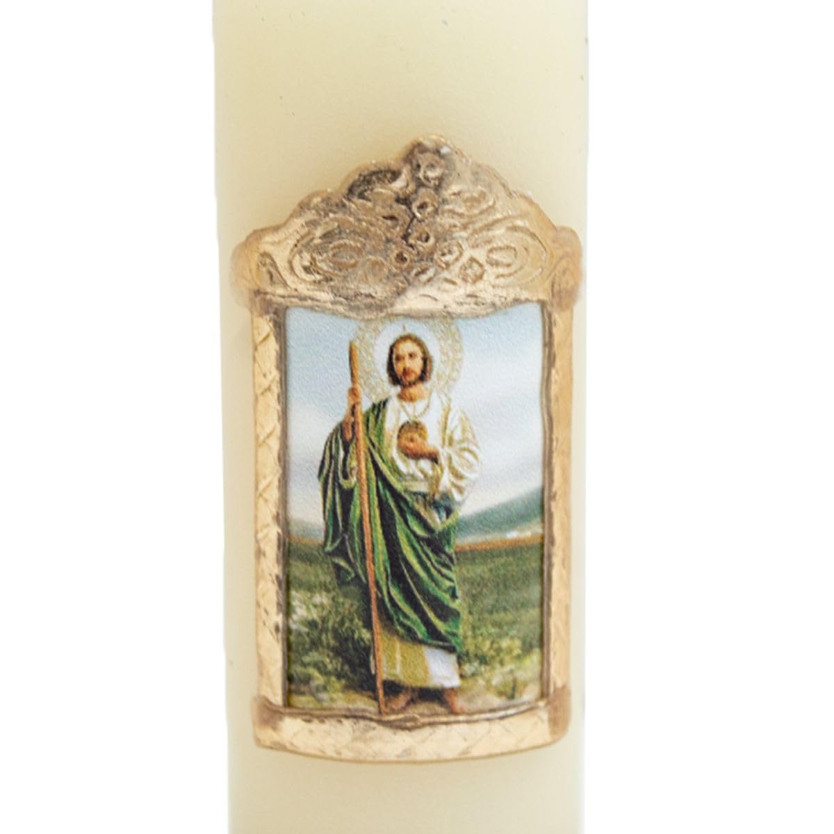 St. Jude Thaddeus Prayer Candles - Pack of 10 Religious Devotional Candles for Home Altar, Catholic Saints, Spiritual Protection & Blessings | Perfect for Prayer Rooms, Church Offerings & Home Decor