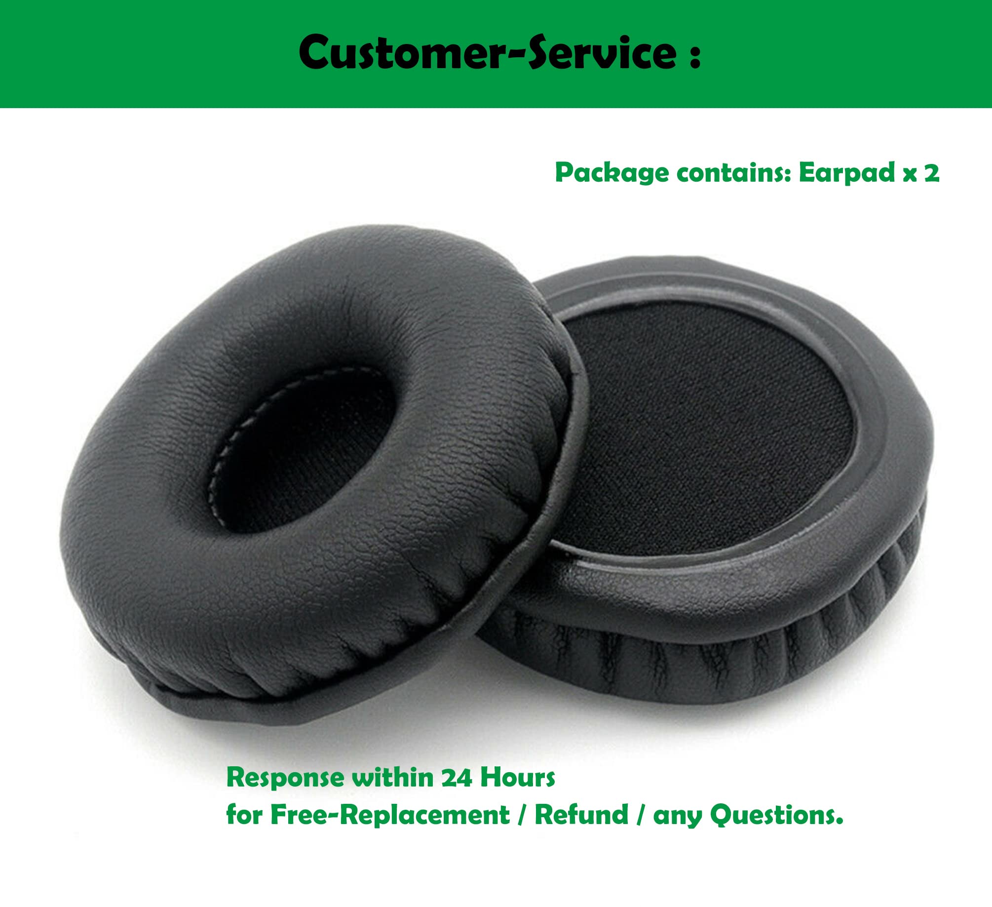 Premium Replacement Ear Pads Cushions for Sennheiser HD414 Headphones - Soft Memory Foam Earpads with Noise Isolation - Perfect for Gaming, Music & Office Use