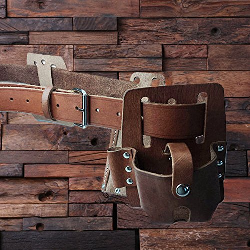 Custom Engraved Cow Leather Tool Belt for Men - Durable Work Belt for Carpenters, Electricians & DIY Projects | Perfect for Construction, Home Renovation & Woodworking