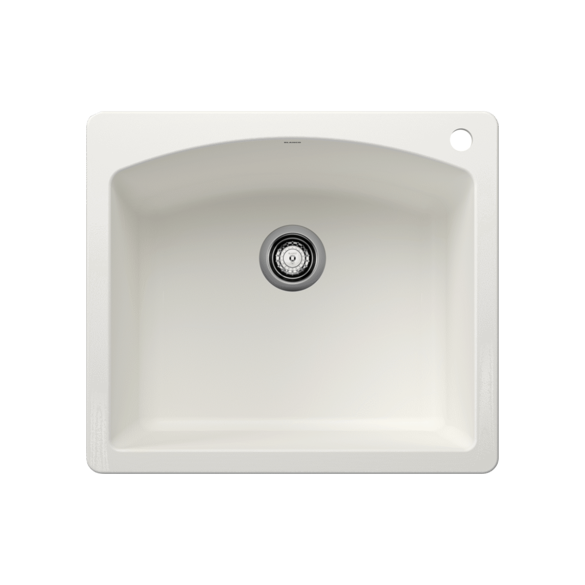 Blanco Diamond Single Bowl Dual Mount Kitchen Sink - Stainless Steel Undermount or Drop-In Sink for Modern Kitchens, Perfect for Cooking & Dishwashing