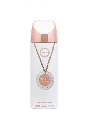 Armaf Tag Her Perfume for Women - Long Lasting Body Spray 200ml (6.7oz) - Floral Fruity Fragrance - Perfect for Date Night, Office & Everyday Wear