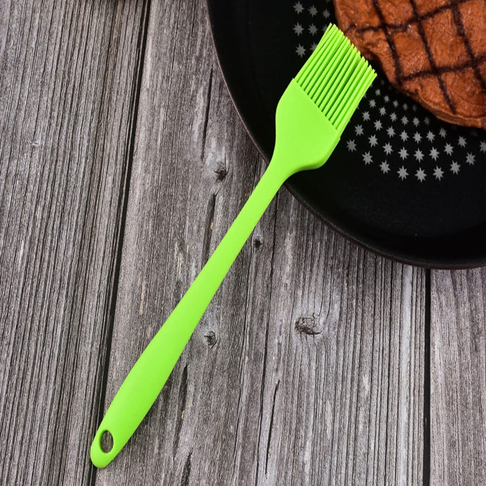 Premium Silicone Basting Brushes Set - 7 PCS Heat-Resistant BBQ, Grill & Baking Brushes for Oil, Sauce, Honey - Non-Stick Pastry & Cooking Tools (Multicolor) - Perfect for Grilling, Barbecuing, Baking & Kitchen Use