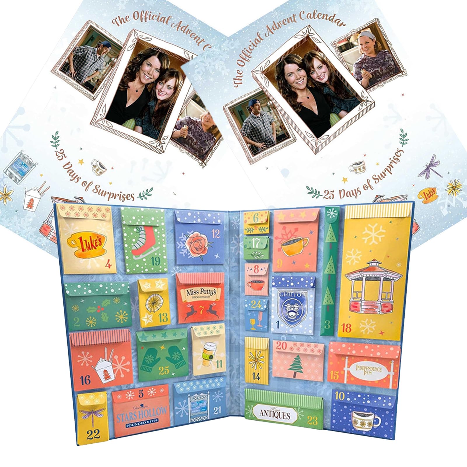 Gilmore Girls Advent Calendar 2024 - 24 Days Christmas Countdown Calendar for Fans, Perfect Holiday Gift for Women, Best Friends & Adults - Great for Christmas Decorations & Gift Exchanges (1 Piece)