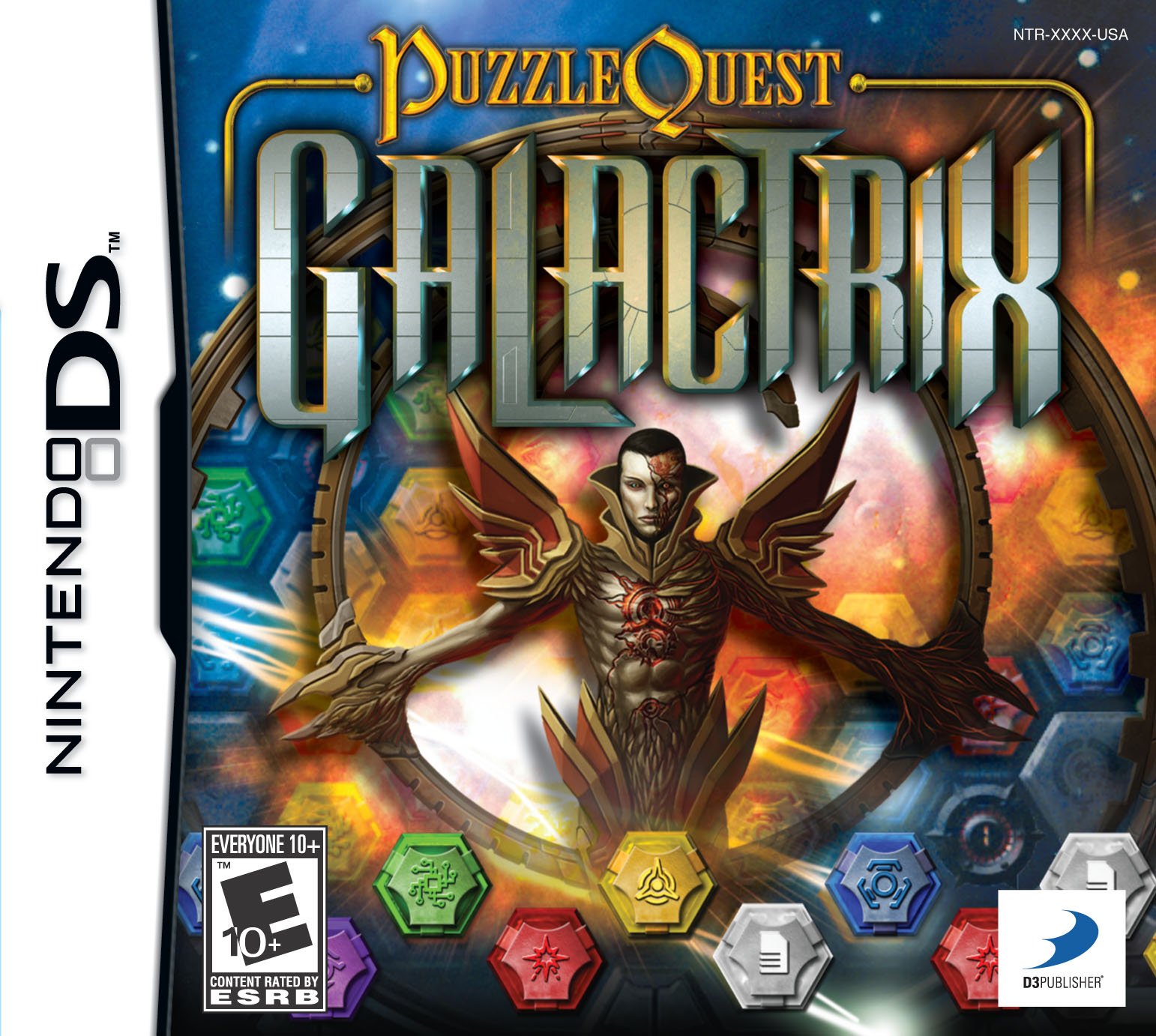 Puzzle Quest Galactrix - Nintendo DS Game | Space-Themed Puzzle RPG Adventure | Perfect for Travel & Family Game Nights