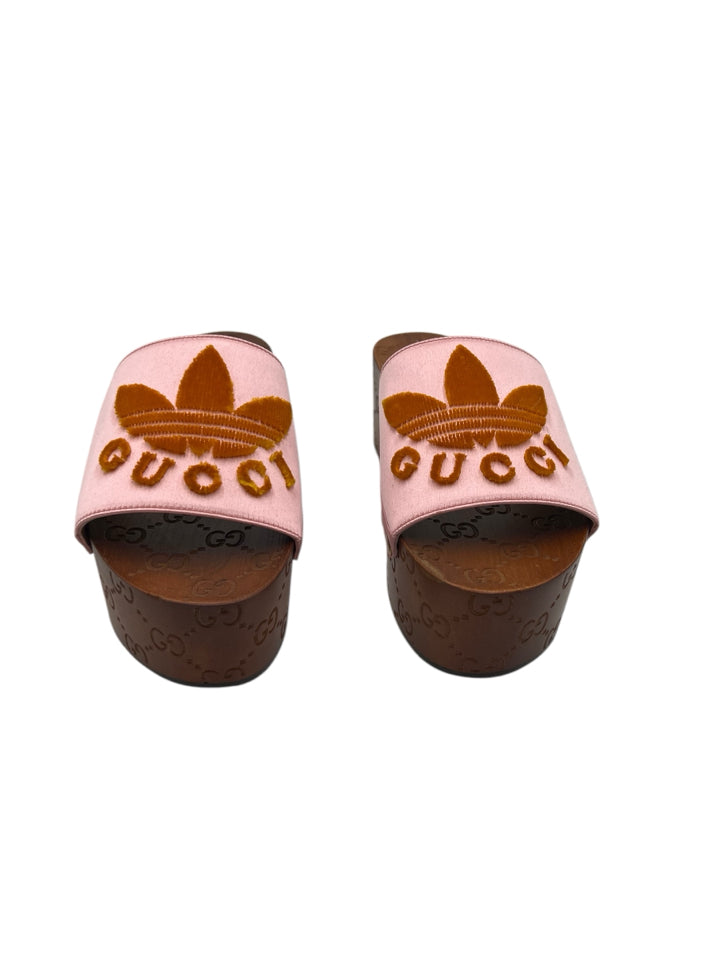 Gucci x Adidas GG Platform Sneakers Women's Size 35.5 (US 5.5) - Luxury Designer Athletic Shoes for Casual Wear & Street Fashion