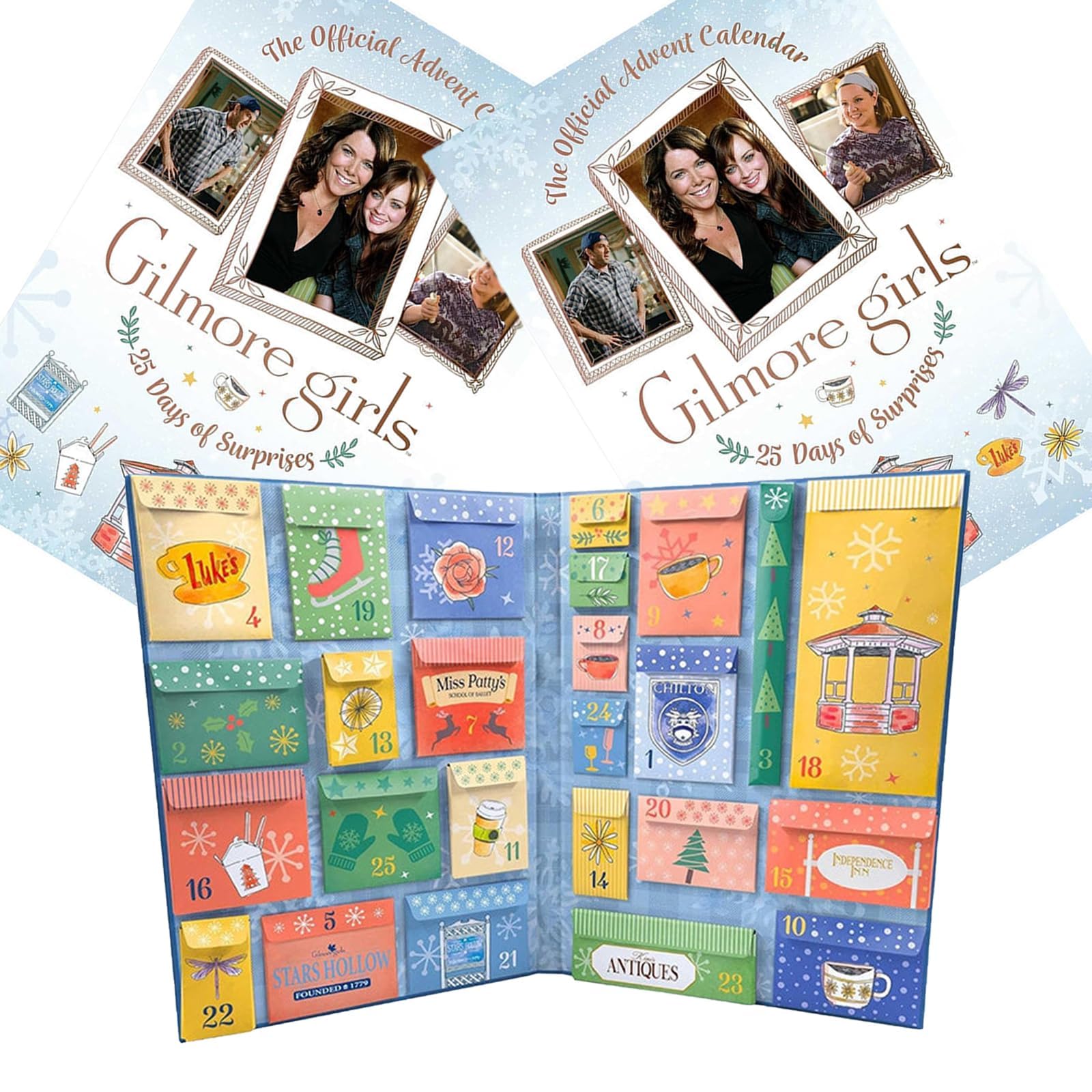 2024 Gilmore Girls Advent Calendar for Adults - Christmas Countdown Calendar, Unique Holiday Gift for Gilmore Girls Fans - Perfect for Home Decor, Office Celebration & Festive Countdown