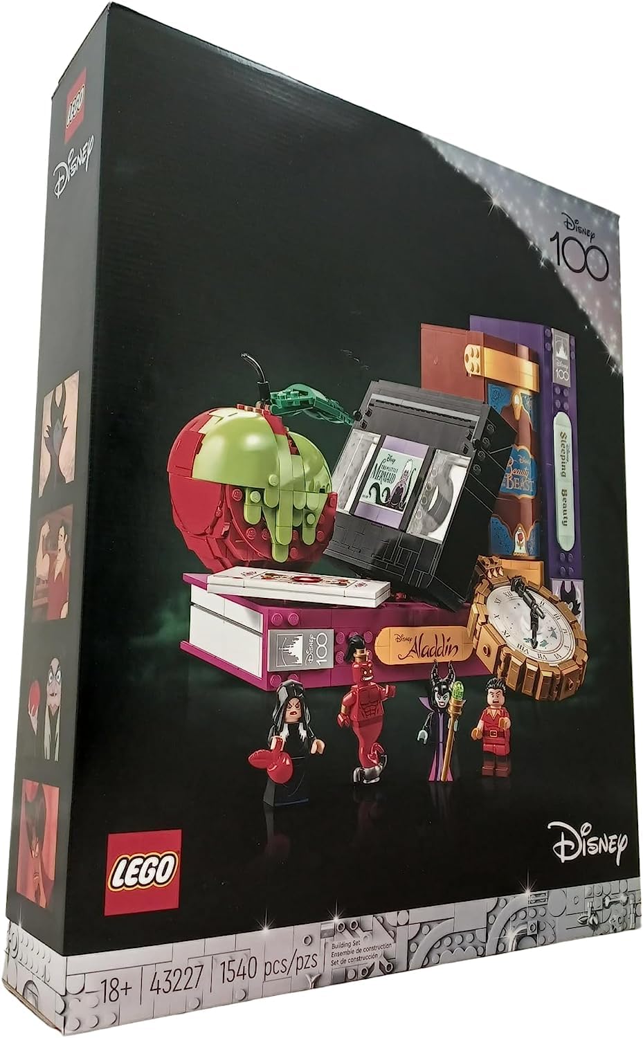 LEGO Disney 100 Disney Villains Icon Christmas Building Set 43227 - Fantasy Toy Blocks for Girls, Adults & Collectors | Perfect Gift for Holidays, Birthday & Home Decor