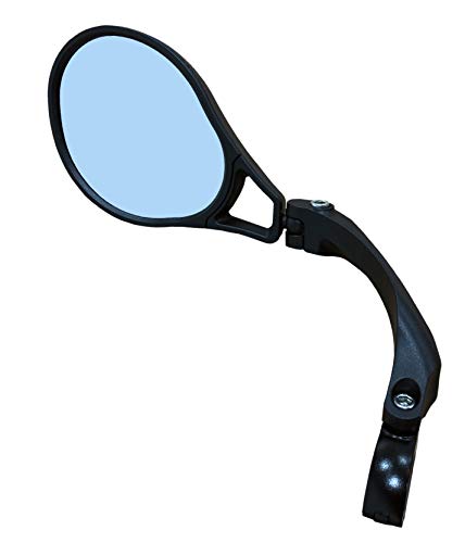 Left Side Handlebar Fitting, Blue Glass