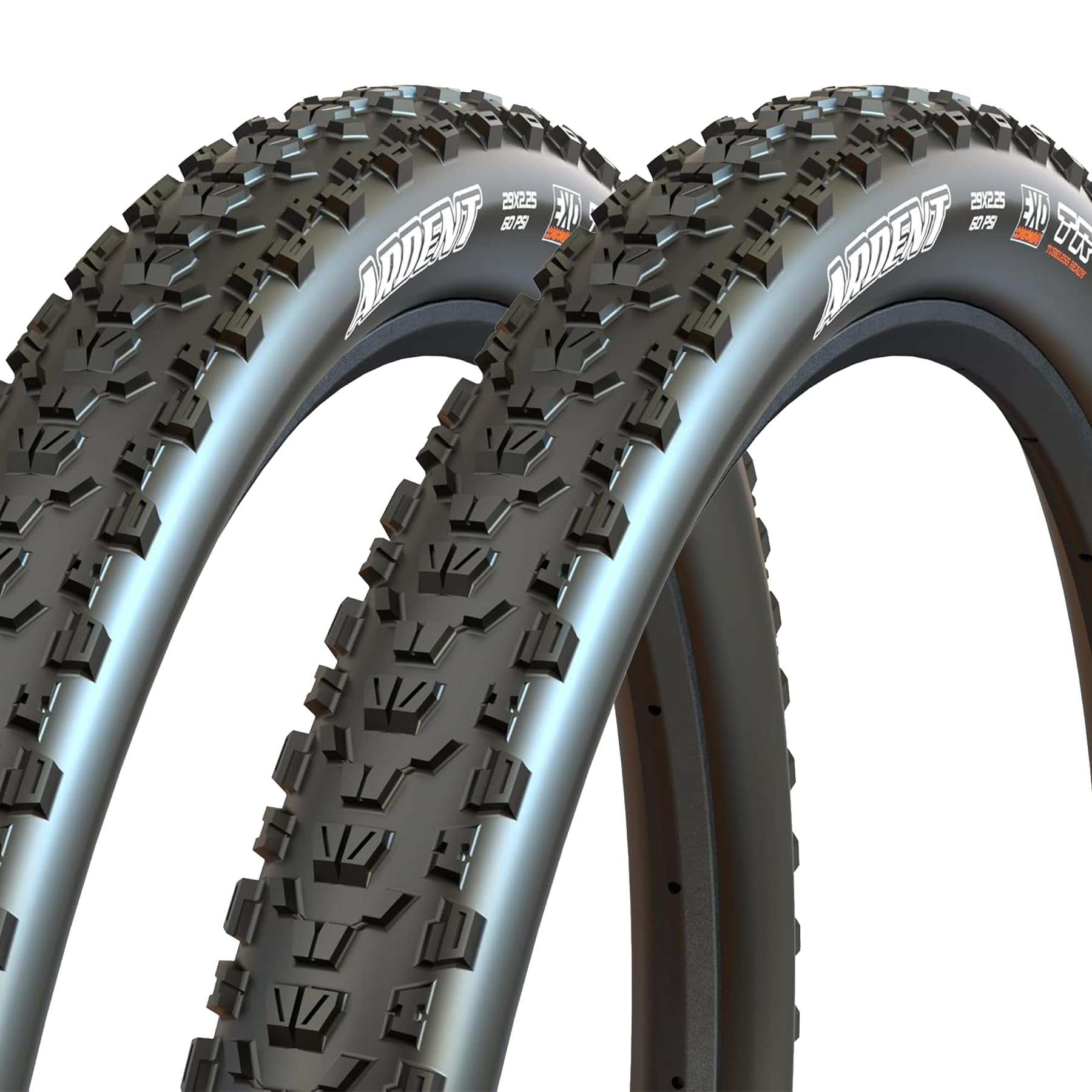 Maxxis Ardent Mountain Bike Tires - Tubeless Ready, 29x2.4 Inch, Dual Compound - 2 Pack for Trail Riding & All-Mountain Adventures