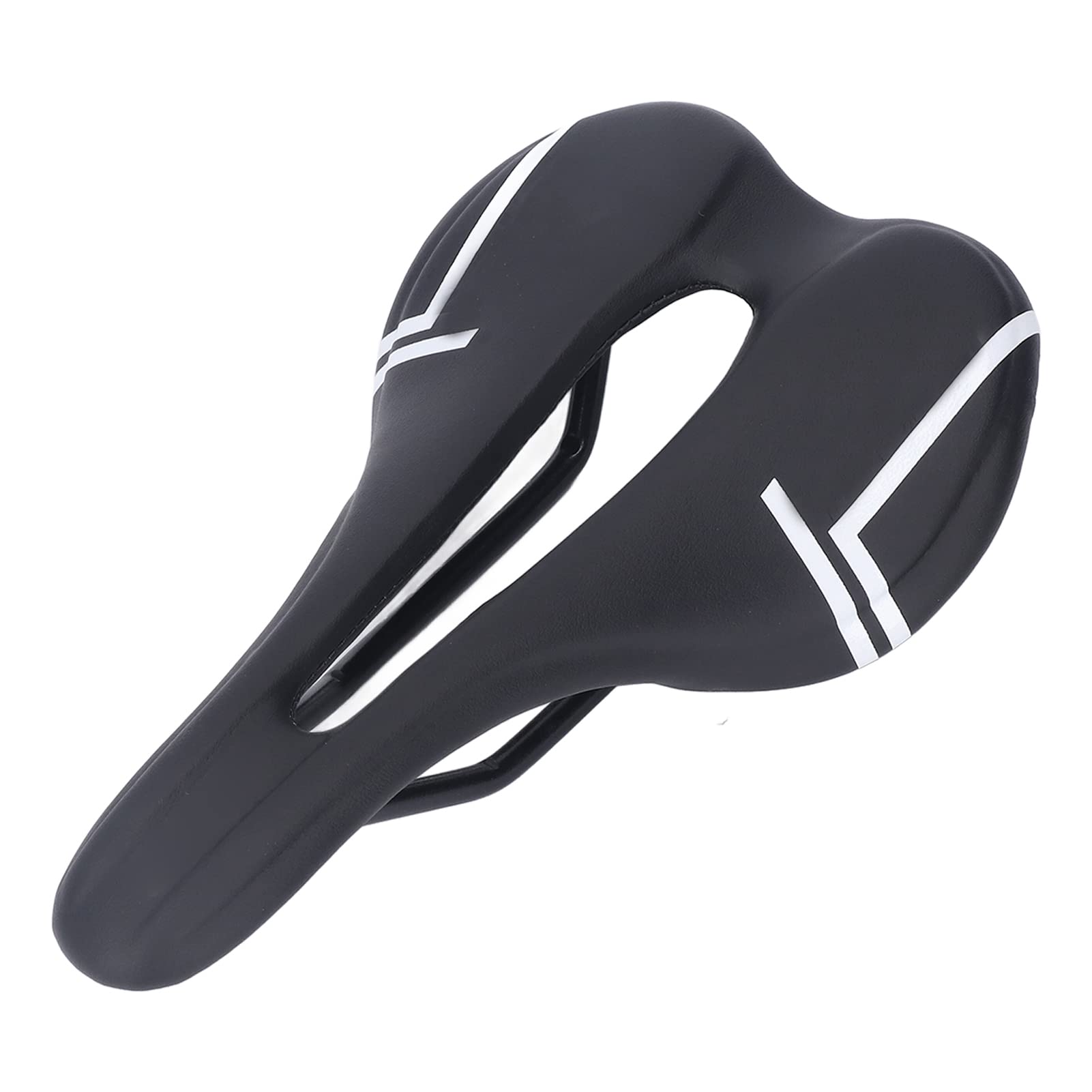 Vbestlife Comfortable Bike Saddle - Breathable Microfiber PU Leather Hollow Bike Seat Cushion for Road Bikes & Mountain Bikes (MTB) | Perfect for Long Distance Cycling, Commuting & Outdoor Adventures