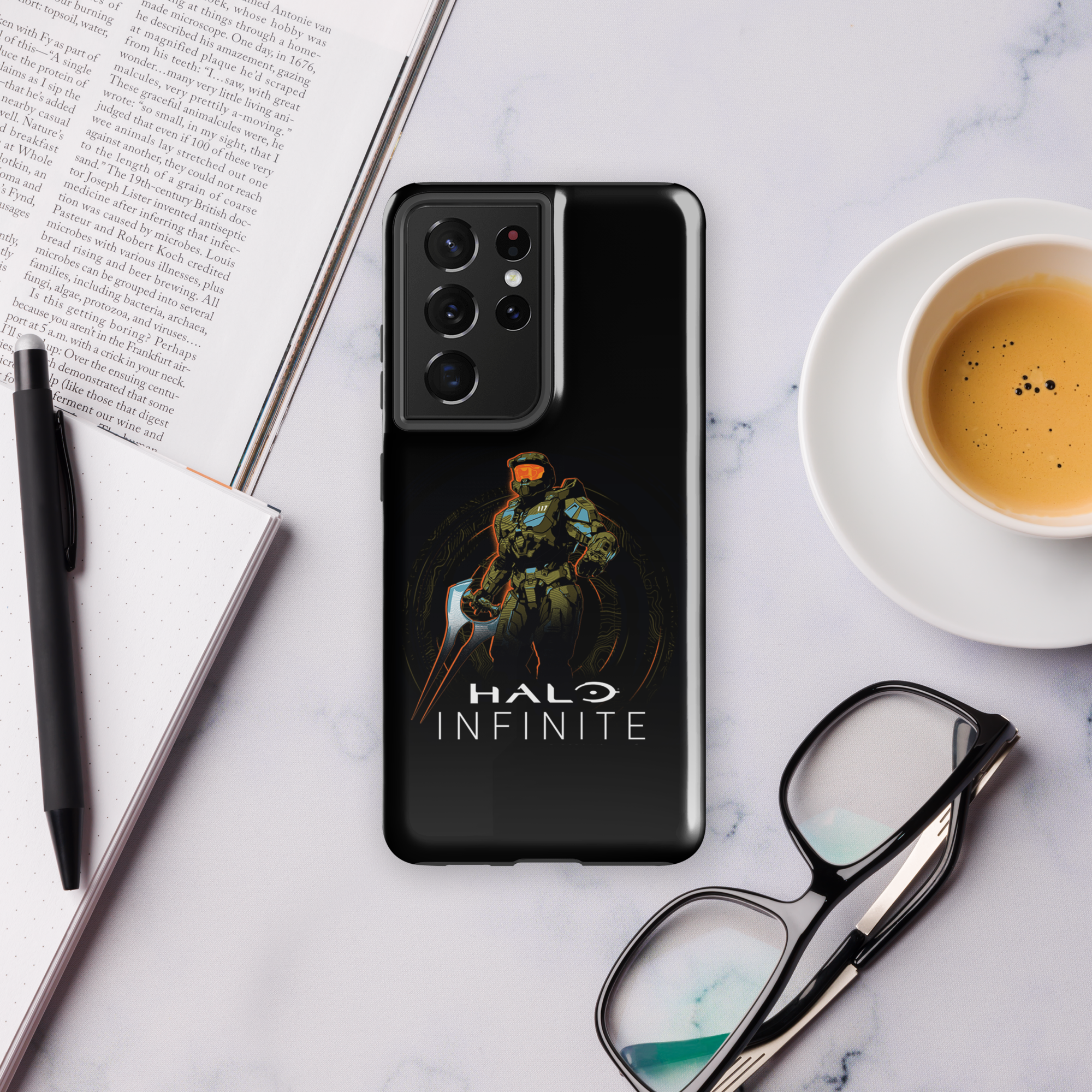 Halo Infinite Epic Master Chief Durable Phone Case for Samsung - Protective Cover for Gaming & Everyday Use