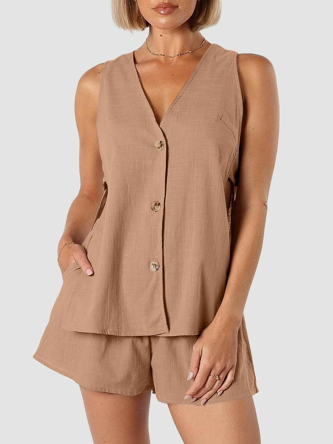 Stylish Cotton Lounge Set for Women - Ultra Soft & Comfortable Pajamas for Relaxing at Home or Sleeping