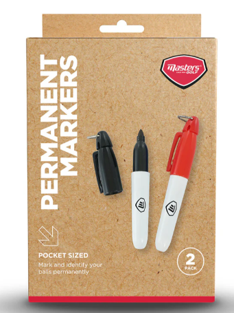 Golf Ball Marker Pens - Professional Masters Tournament Logo Marker for Golfers - Perfect for Golf Courses, Tournaments & Practice Sessions