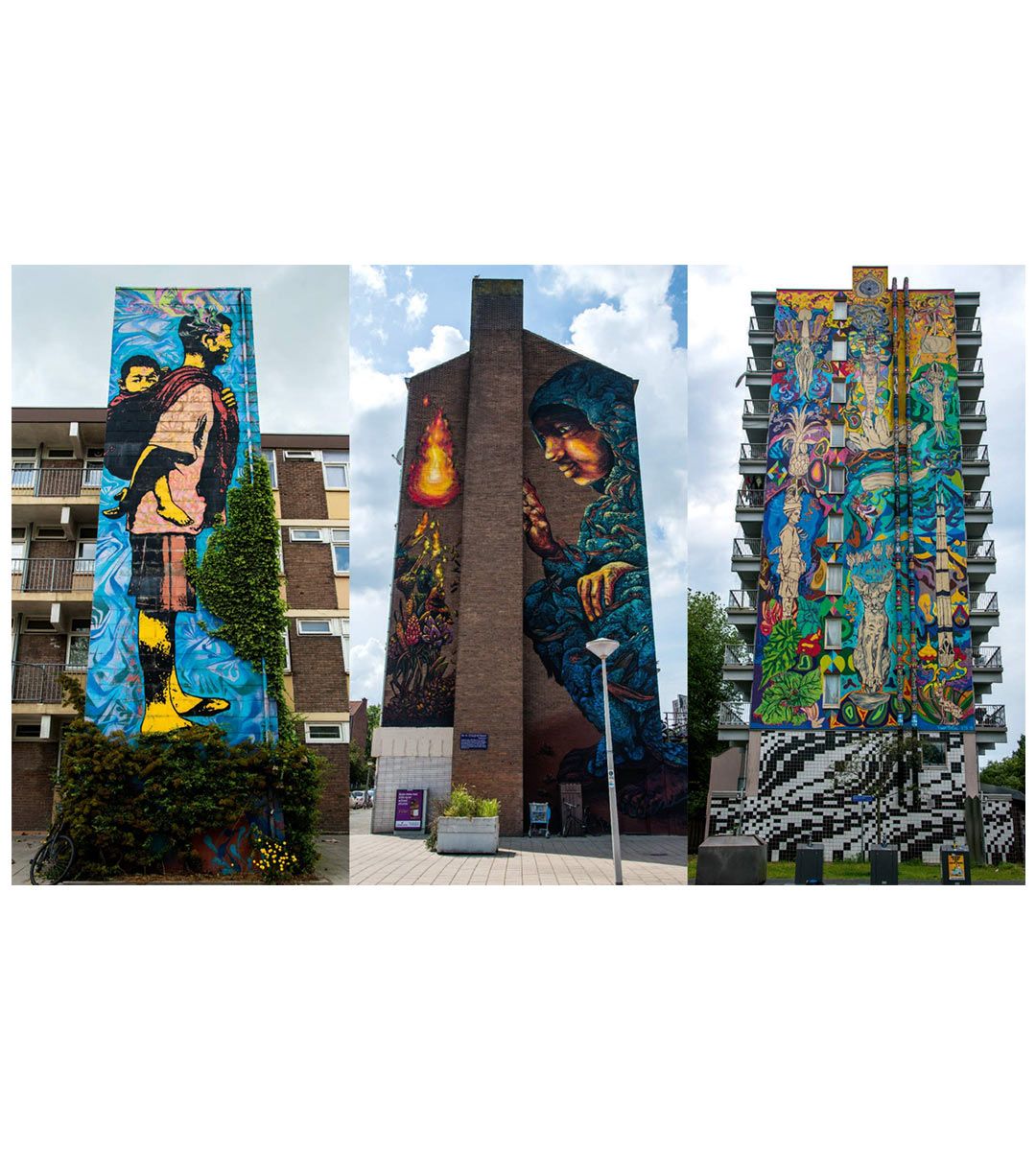 Colossus Street Art Europe - Unique Handmade Wall Decor for Urban & Modern Home Interiors | Perfect for Living Room, Bedroom & Office Spaces