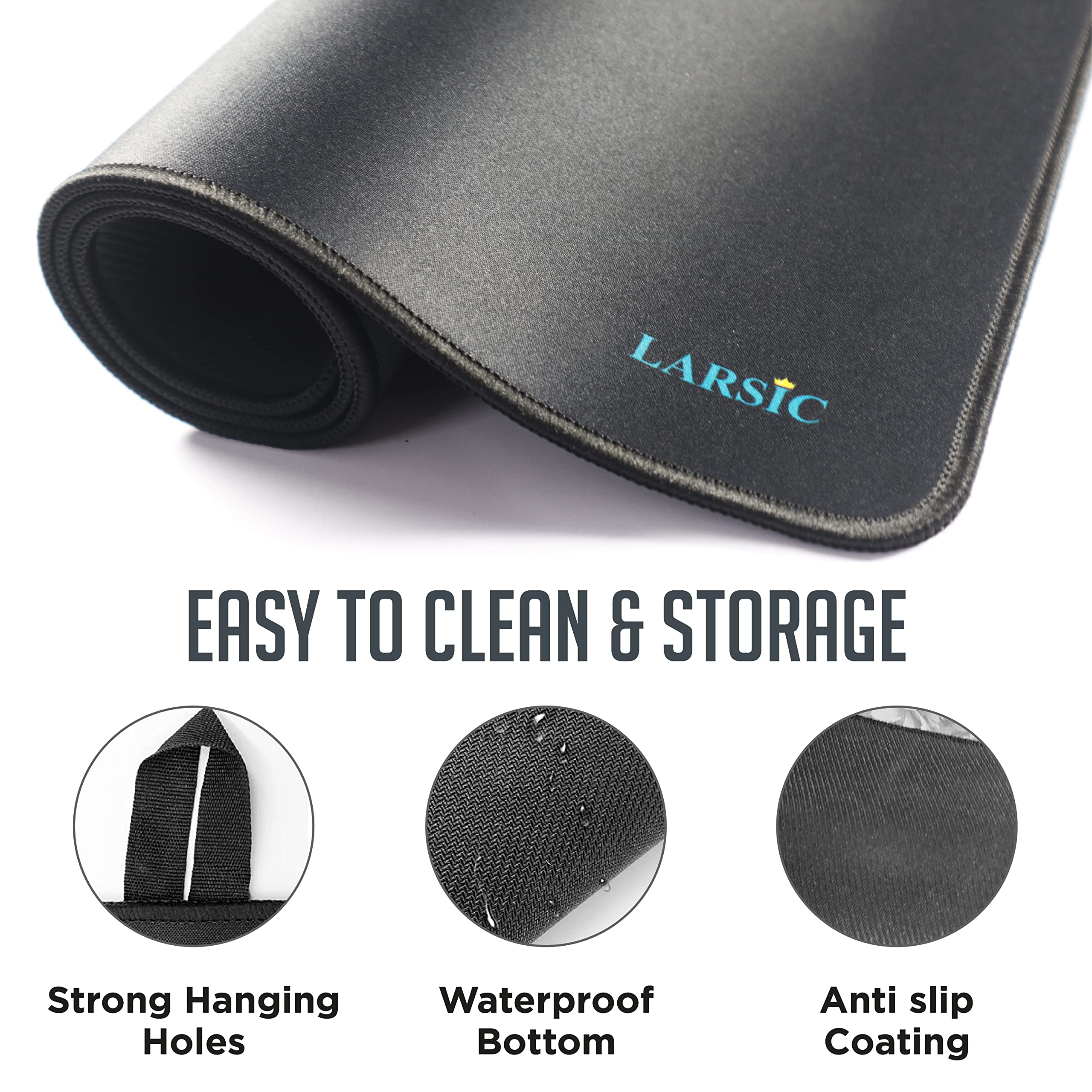 Larsic Stove Cover - 28.5x20.5 Inch Non-Slip Waterproof Electric Stove Protector for Washer Dryer Top | Foldable Gap Cover Prevents Scratches & Expands Counter Space (Tiger Print) - Perfect for Kitchen, Laundry Room & Small Apartments