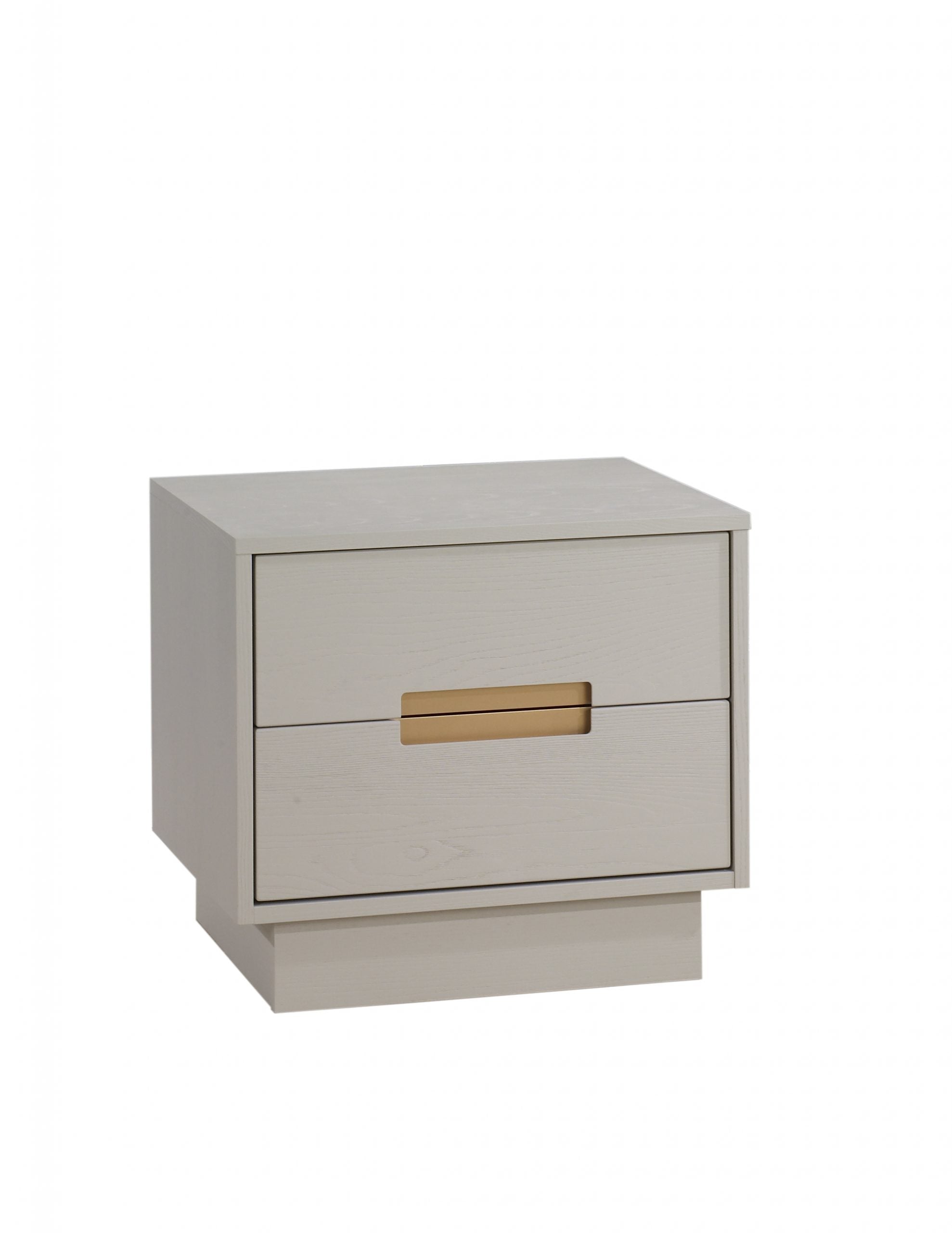 Natart Como Classic Nightstand - Solid Wood Bedside Table with Drawer for Bedroom, Living Room & Guest Room - Stylish & Functional Furniture for Home Decor
