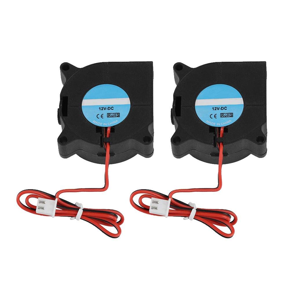 2 Pack 40x40x20mm 12V DC Turbo Blower Cooling Fan for 3D Printer - High Performance Replacement Part for Creality Ender 3/5, CR-10, Prusa - Perfect for Nozzle & Electronics Cooling