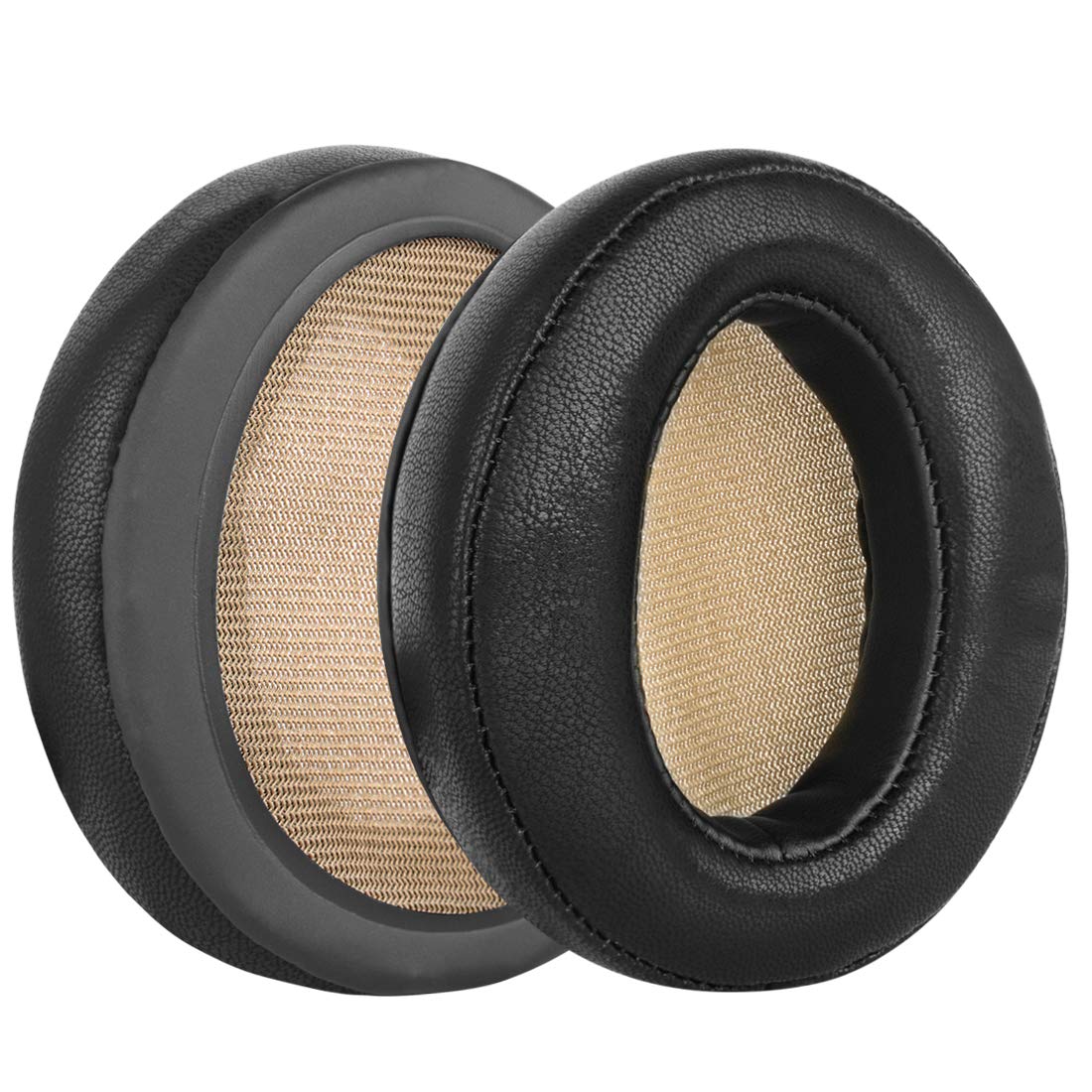 Geekria QuickFit Replacement Ear Pads for Sennheiser Momentum 2.0 Over-Ear Headphones - Premium Comfort Memory Foam Ear Cushions, Noise Isolation Headset Earpads (Black) - Perfect for Gaming, Music & Office Use