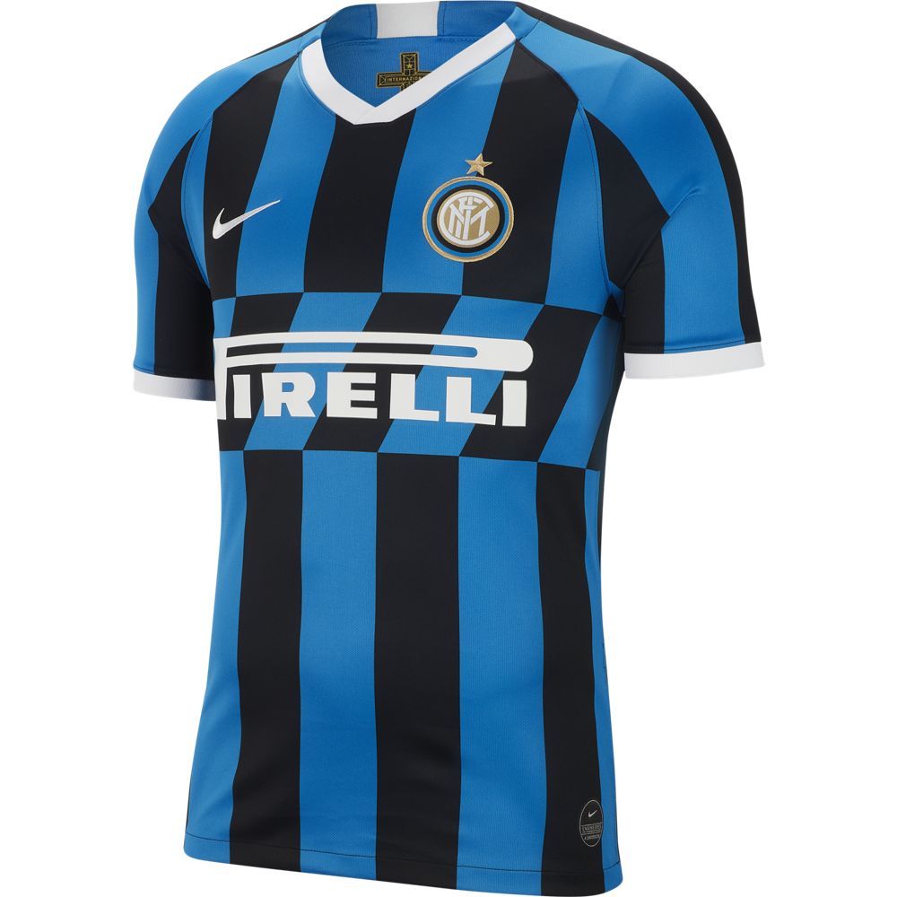 Nike Inter Milan 2019/20 Stadium Home Soccer Jersey - Authentic Football Shirt for Men - Perfect for Matchdays, Training & Fan Support