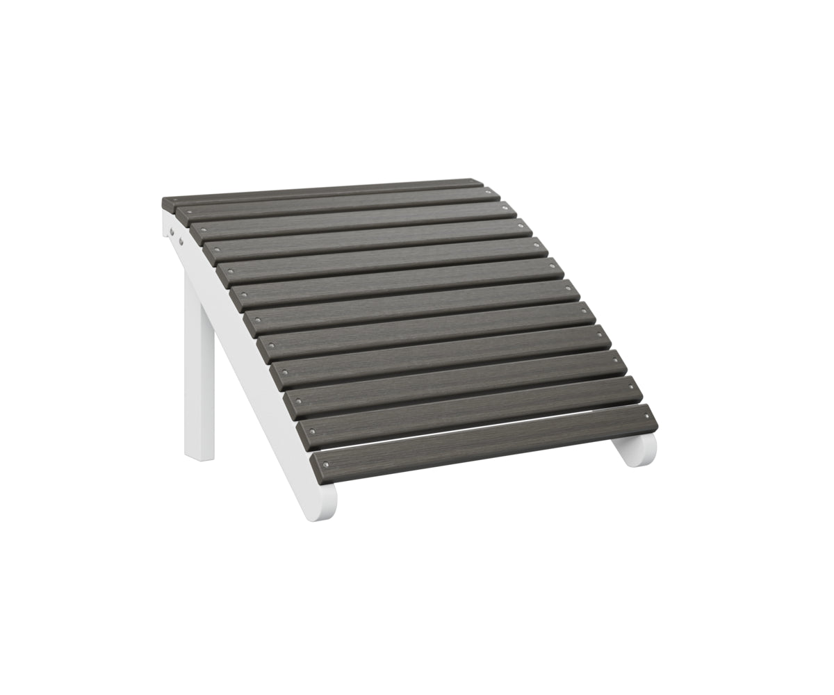 Berlin Gardens Adirondack Footstool - Outdoor Patio Furniture, Durable Weather-Resistant Wooden Ottoman for Deck, Garden & Poolside Relaxation