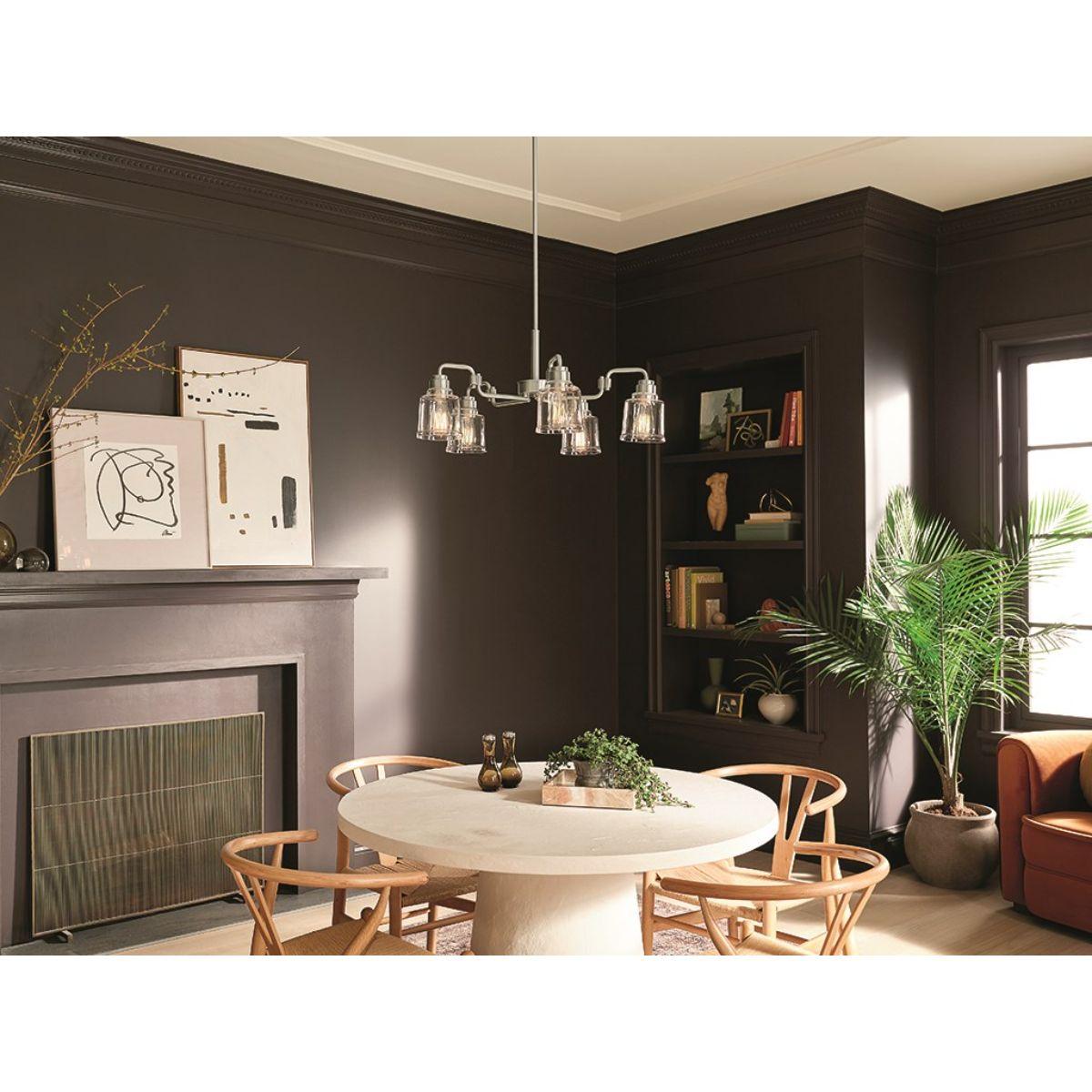 Elegant Aivian Crystal Chandelier - Modern Ceiling Light Fixture for Dining Room, Living Room & Bedroom Decor | Energy Efficient LED Lighting