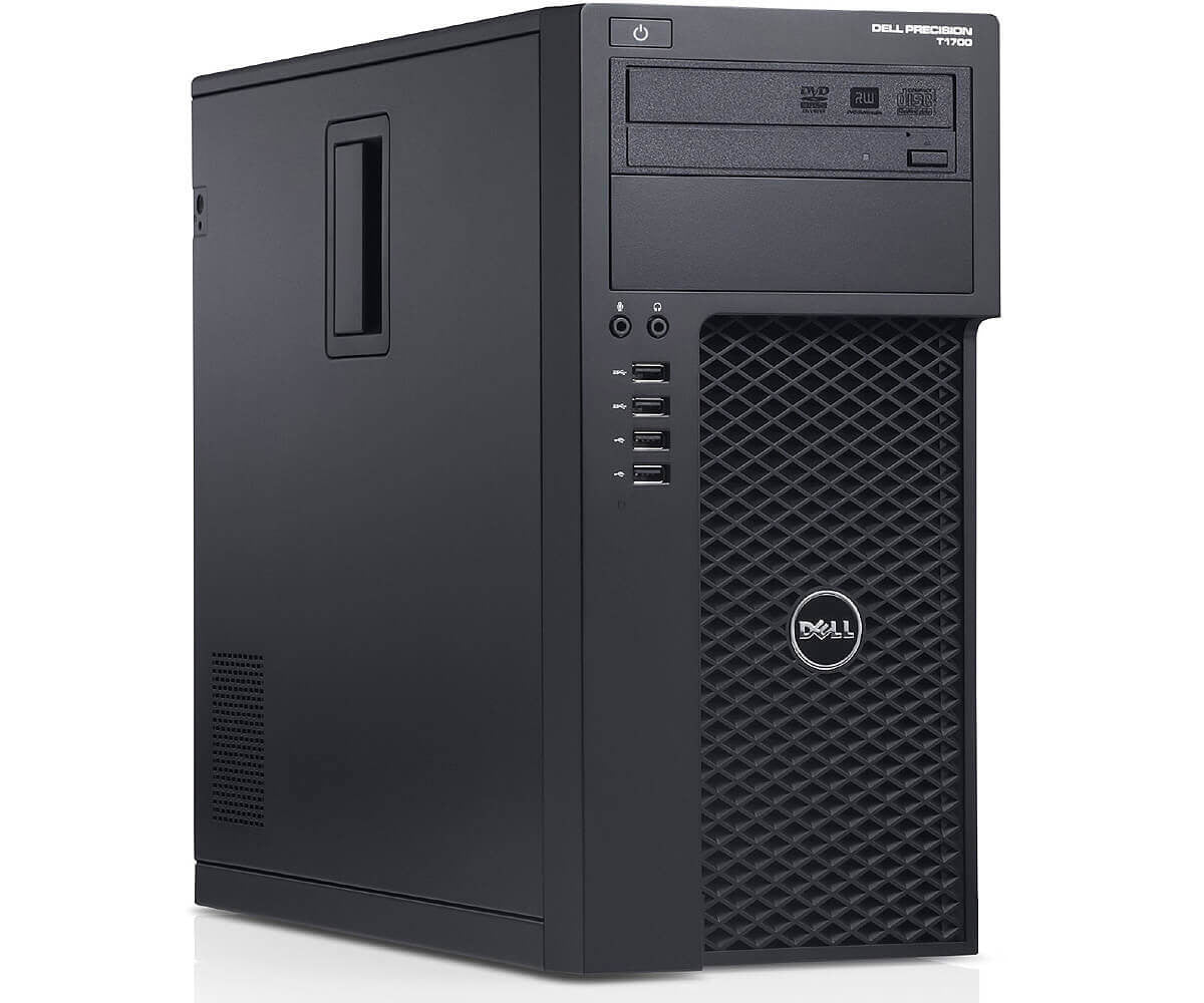 Refurbished Dell T1700 Tower PC - Intel Core i5-4570 3.2GHz, 32GB RAM, 1TB SSD, DVD Drive, Windows 10 Pro - Ideal for Office Work, Home Computing & Business Applications