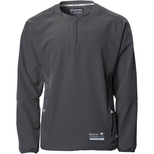 Easton Fuze Cage Jacket - Adult Baseball Long Sleeve Shirt for Men & Women - Lightweight Performance Jersey for Training & Games
