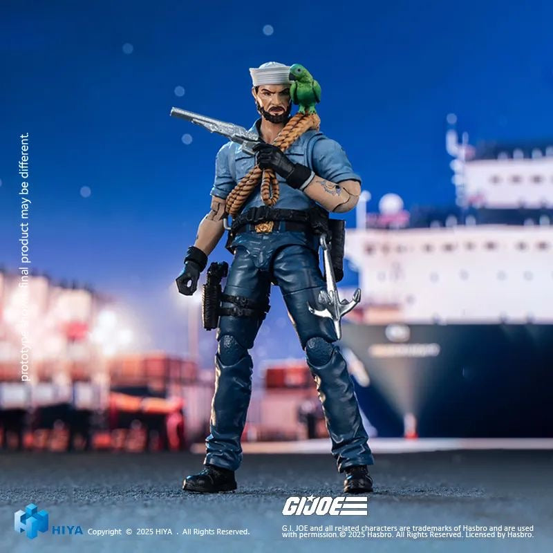 Pre Order 1/18 Scale Hiya 4-Inch G.I. Joe Shipwreck Action Figure - Collectible Military Toy for Display & Play | Perfect for Fans, Collectors & Diorama Scenes
