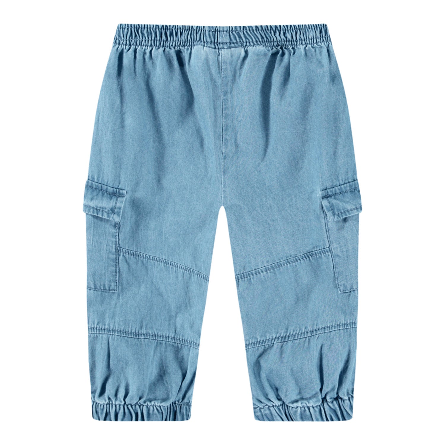 Molo Sae Woven Denim Pants for Women - High Waist Stretch Jeans with Pockets | Casual, Office & Travel Wear