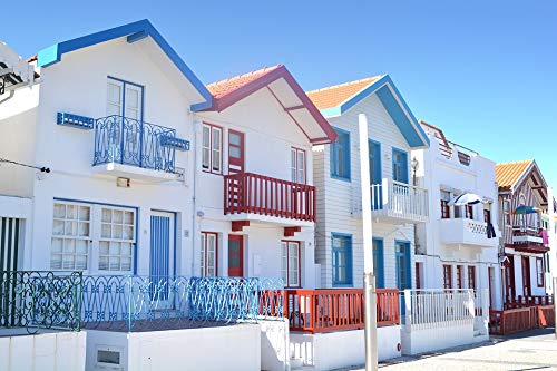 20x30 Inch Laminated Poster - Colorful Houses of Aveiro Portugal - Vibrant Home Decor Wall Art - Perfect for Living Room, Bedroom & Office Decor