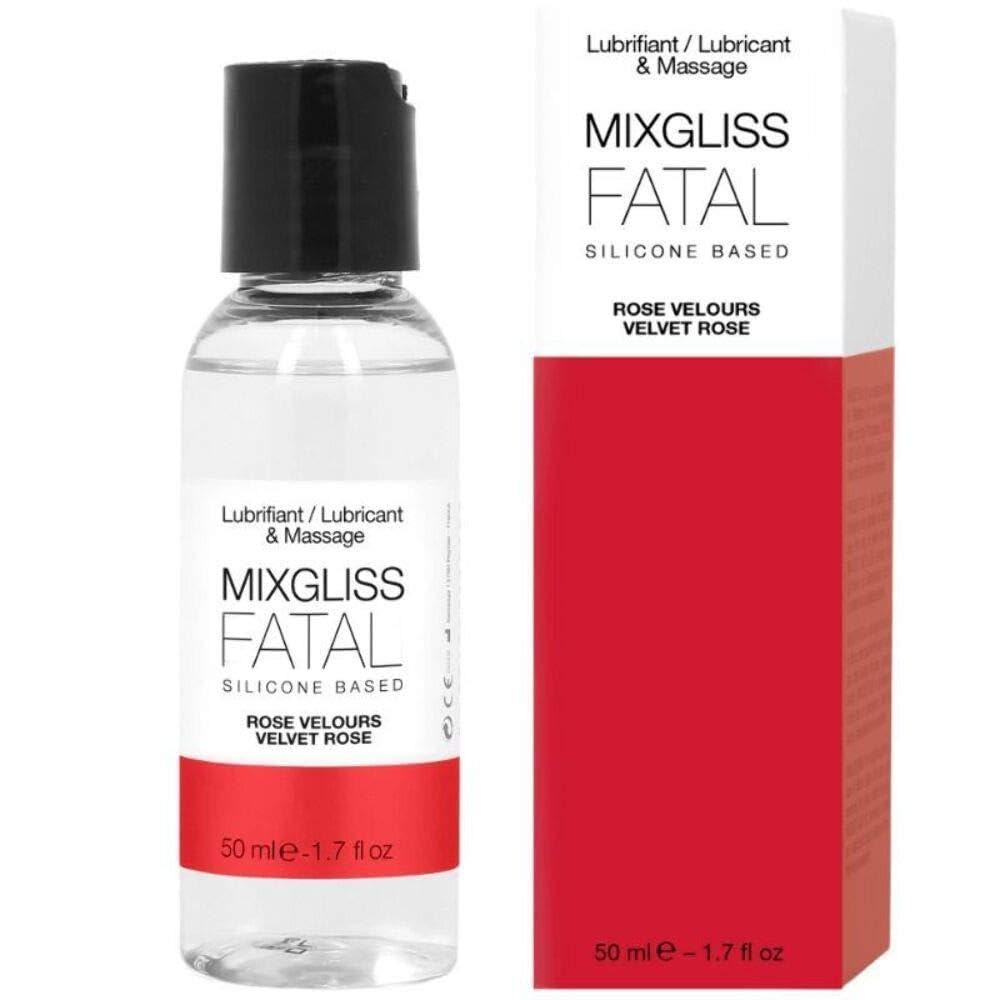 Fatal Silicone Lubricant - Velvet Rose Scented Personal Lubricant (50ml) - Long Lasting & Smooth for Enhanced Intimacy & Massage