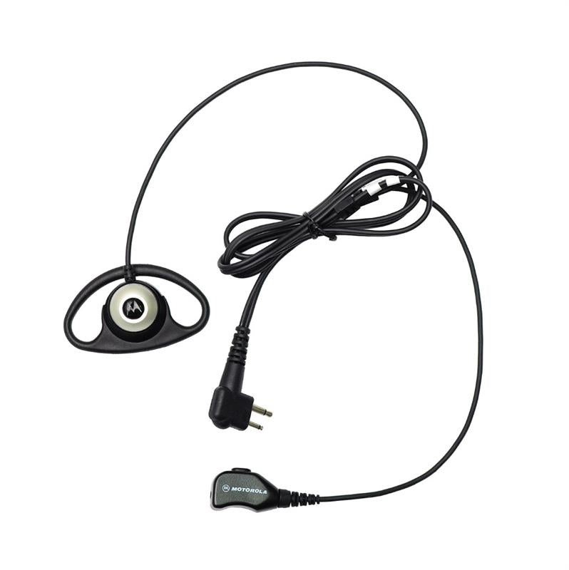 Motorola PMLN6535 D Style Earpiece with Microphone & Push-to-Talk (PTT) - Premium Communication Headset for Business, Security & Two-Way Radio Use