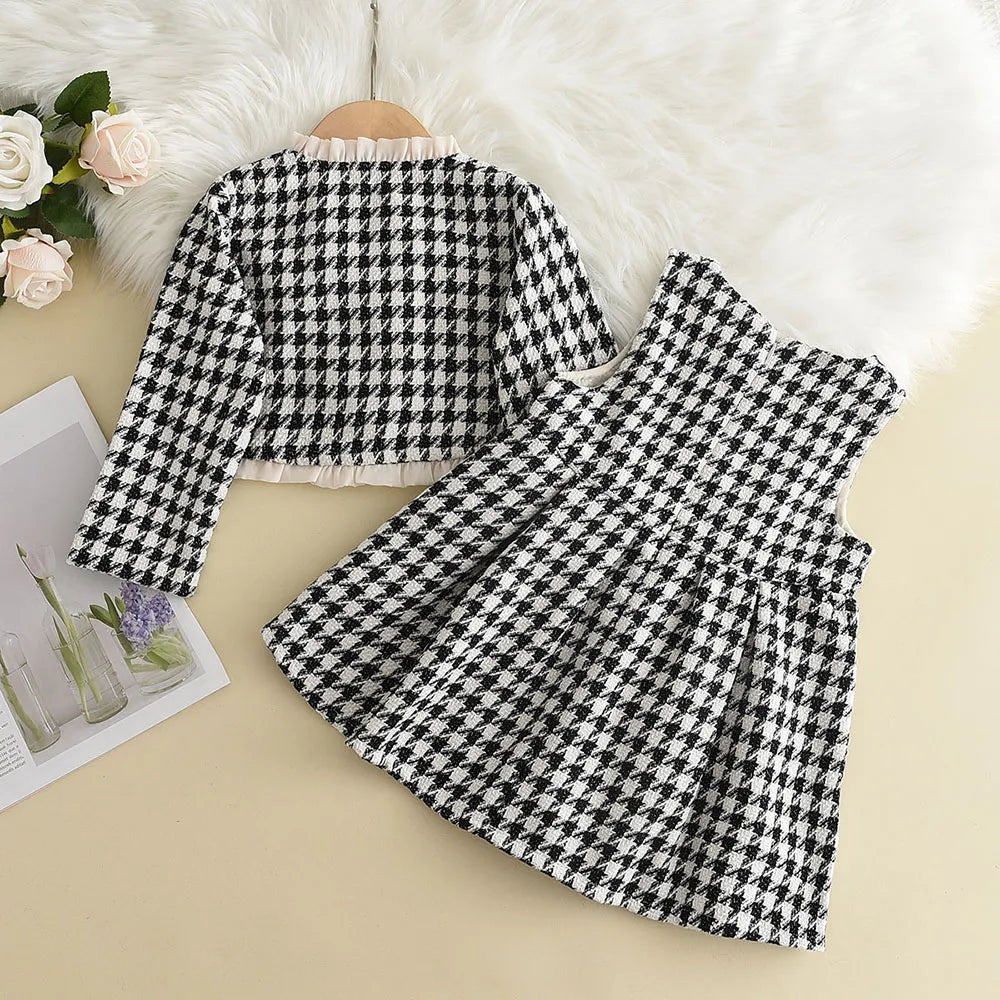 Bear Leader Baby Girls Clothes Set - Cute Cartoon Grape Knitted Outfit for Toddlers (2-4T) | Warm Winter & Autumn Clothing Suit | Perfect for Playdates, Family Photos & Holiday Gifts
