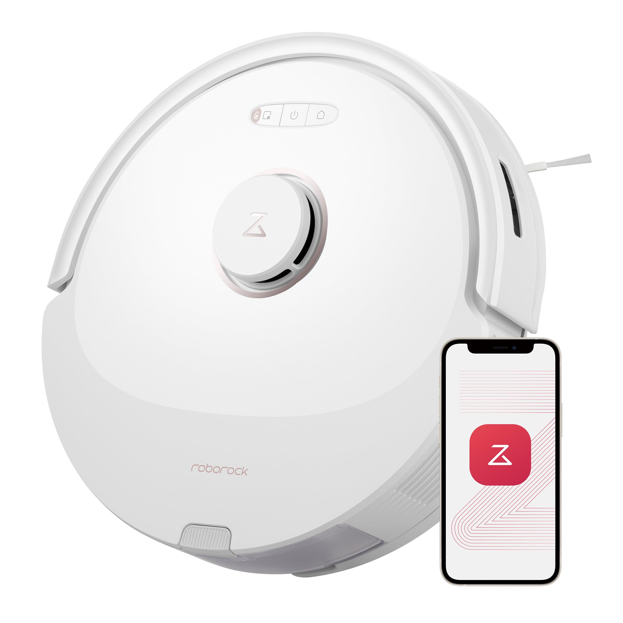Roborock Q8 Max Robot Vacuum and Mop Cleaner with DuoRoller Brush - 5500Pa Strong Suction, LiDAR Navigation & Obstacle Avoidance - Multi-Level Mapping for Pet Hair - Ideal for Hardwood Floors, Carpets & Pet Owners