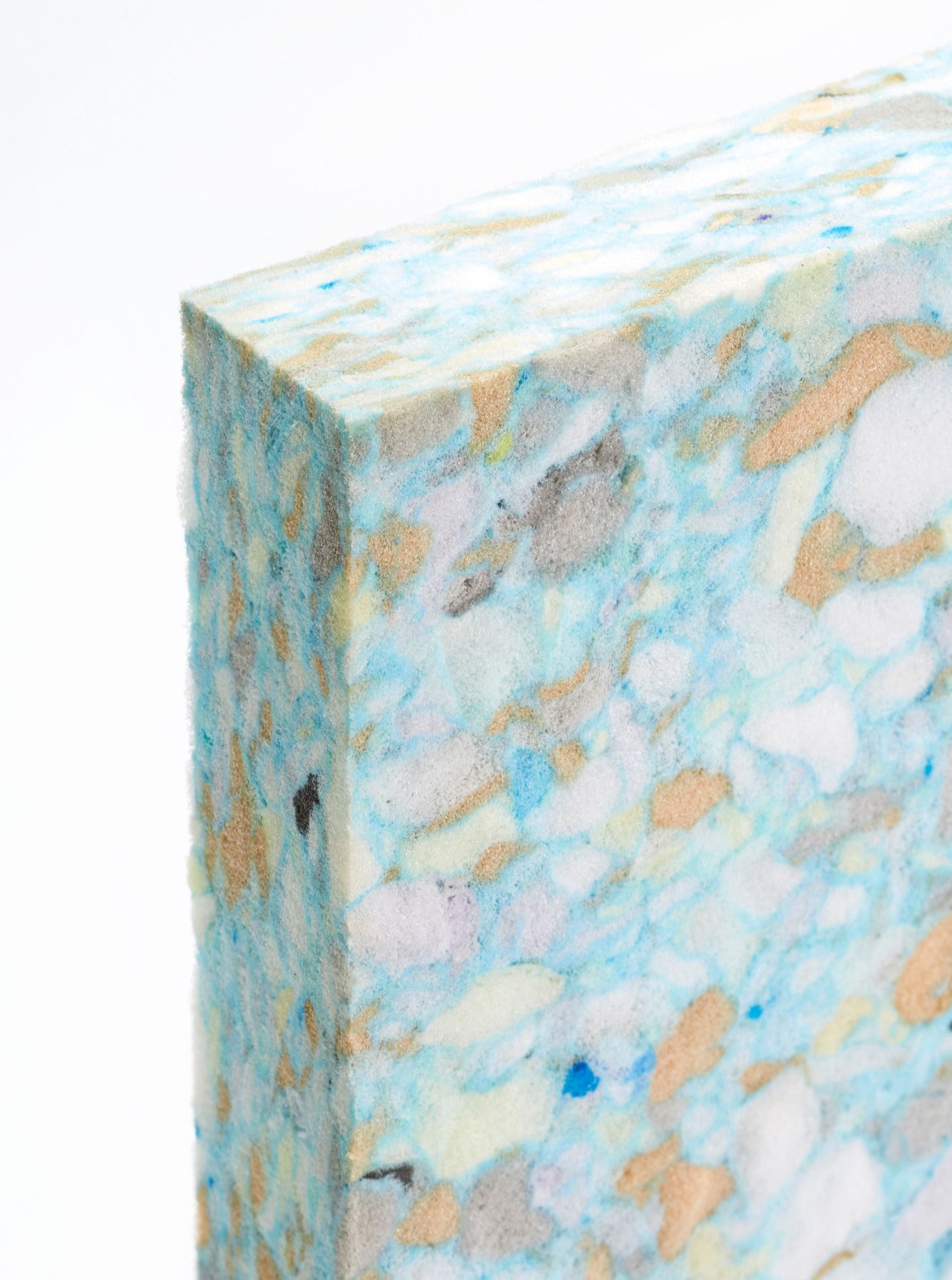 Premium Chipped Foam Half Yoga Block for Support & Alignment - Ideal for Yoga, Pilates, and Physical Therapy Exercises