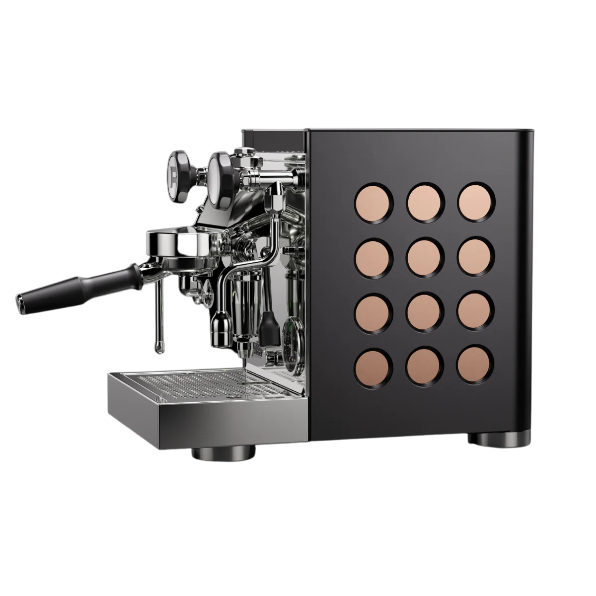 Rocket Espresso Appartamento TCA Semi-Automatic Espresso Machine - Black | Professional Home Coffee Maker for Barista-Quality Drinks | Perfect for Lattes, Cappuccinos & Espresso Shots