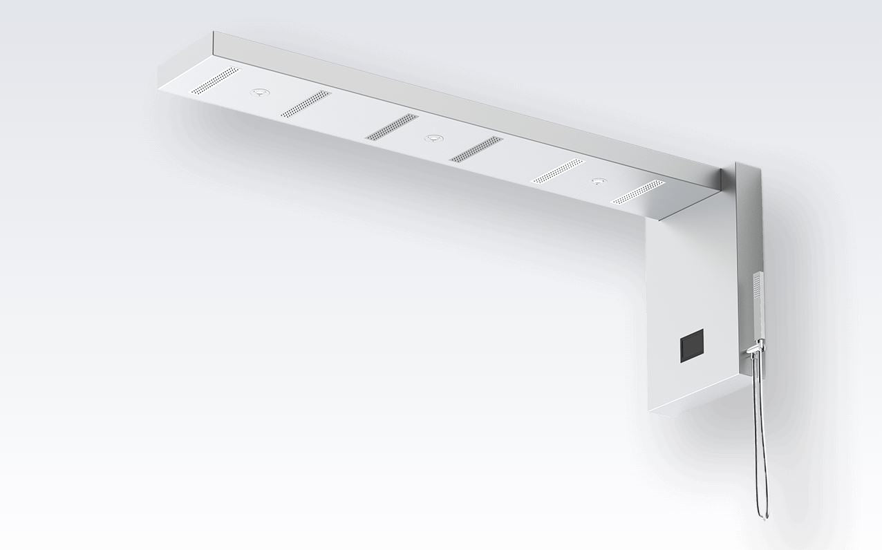 Aquaform Zenit Horizontal Shower - Modern Wall Mounted Rainfall Showerhead for Spa-Like Bathroom Experience | Perfect for Home Relaxation and Luxury Bathroom Upgrade