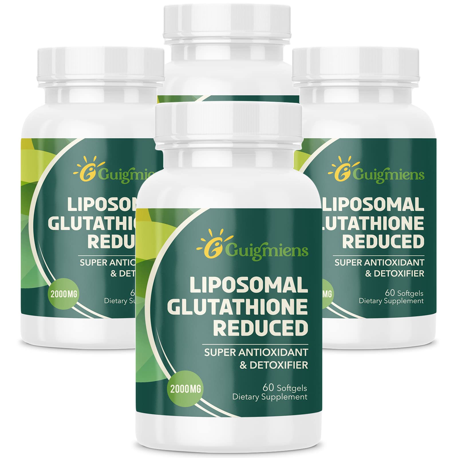 Liposomal Glutathione 2000mg - 10x Better Absorption Supplement with Hyaluronic Acid, Collagen Peptide & Resveratrol - Powerful Antioxidant for Anti-Aging, Immune Support & Cellular Health (240 Capsules) - Perfect for Daily Wellness, Detox & Skin Rejuvenation
