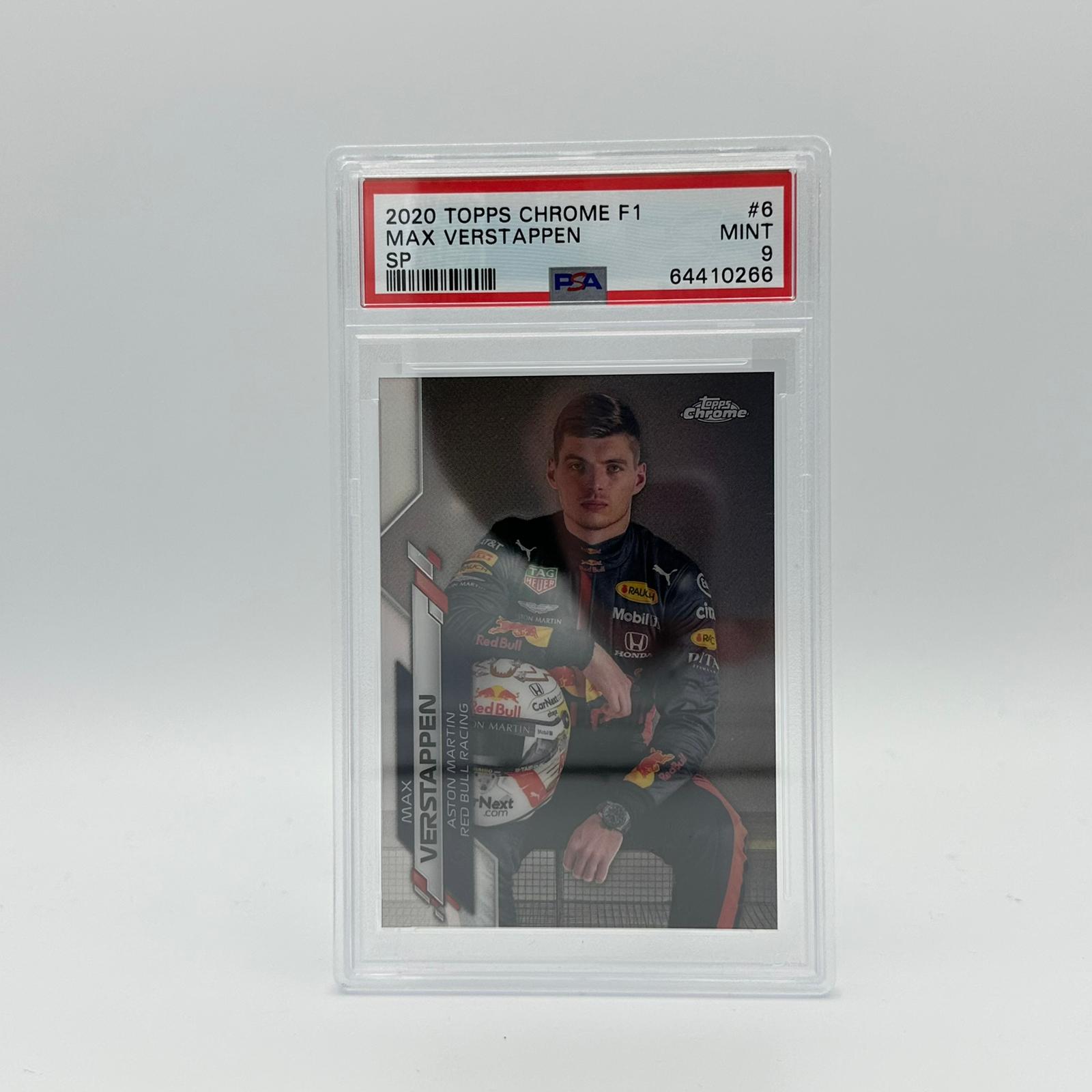 PSA 9 Graded Max Verstappen SP Image Variation #6 - Rare Trading Card for F1 Collectors & Sports Memorabilia Enthusiasts - Perfect for Display, Investment & Racing Fans Collection