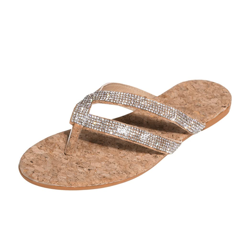 **Men's & Women's Flip Flops - Comfortable Pool & Beach Sandals for Casual Wear, Crystal Slippers for Summer Outdoor Activities**    *(Perfect for Beach Vacations, Poolside Lounging, and Everyday Summer Comfort)*