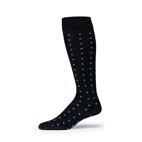 Black With Blue Squares