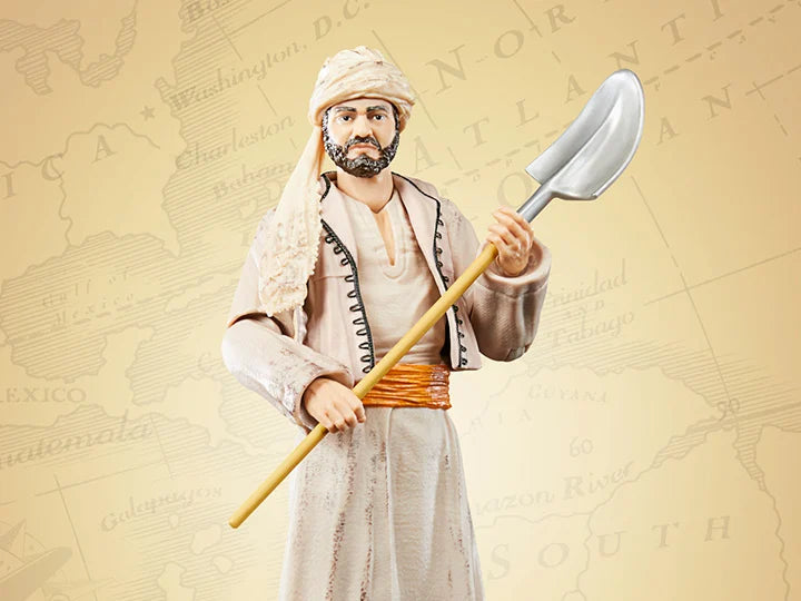Indiana Jones Adventure Series Sallah Action Figure - Ark of the Covenant Collectible Toy for Fans & Display | Perfect for Movie Enthusiasts, Gift Giving & Home Decor