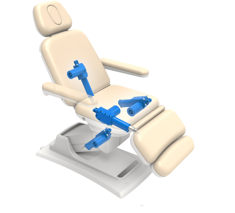German Dewert® Motor Sonora 240 4-Motor Electric Facial Bed - Professional SPA Beauty Massage Chair for Salon & Home Use - Hydraulic Adjustable Facial Treatment Table with Quiet Operation