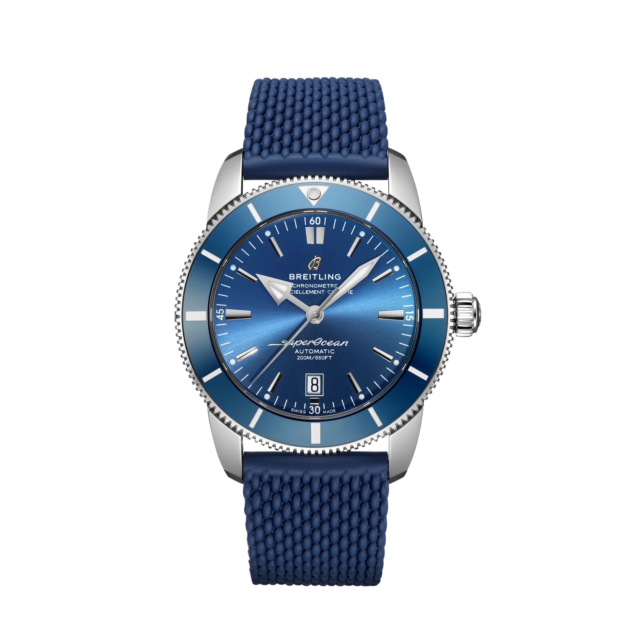 Breitling Superocean Heritage B20 Automatic 42mm Stainless Steel Men's Diver Watch - Luxury Waterproof Timepiece for Swimming, Diving & Everyday Wear