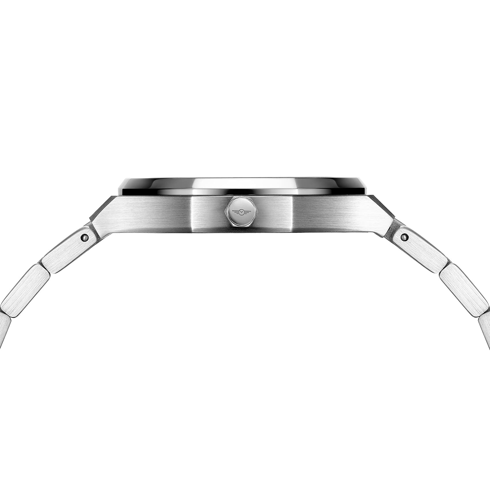 Nation of Souls Livia Collection - Premium Men's Octagonal Stainless Steel Watch with Sunray Dial, 20mm Straps, Japanese Miyota Quartz Movement & Sapphire Crystal - Water Resistant Analog Watch for Business, Casual & Formal Occasions
