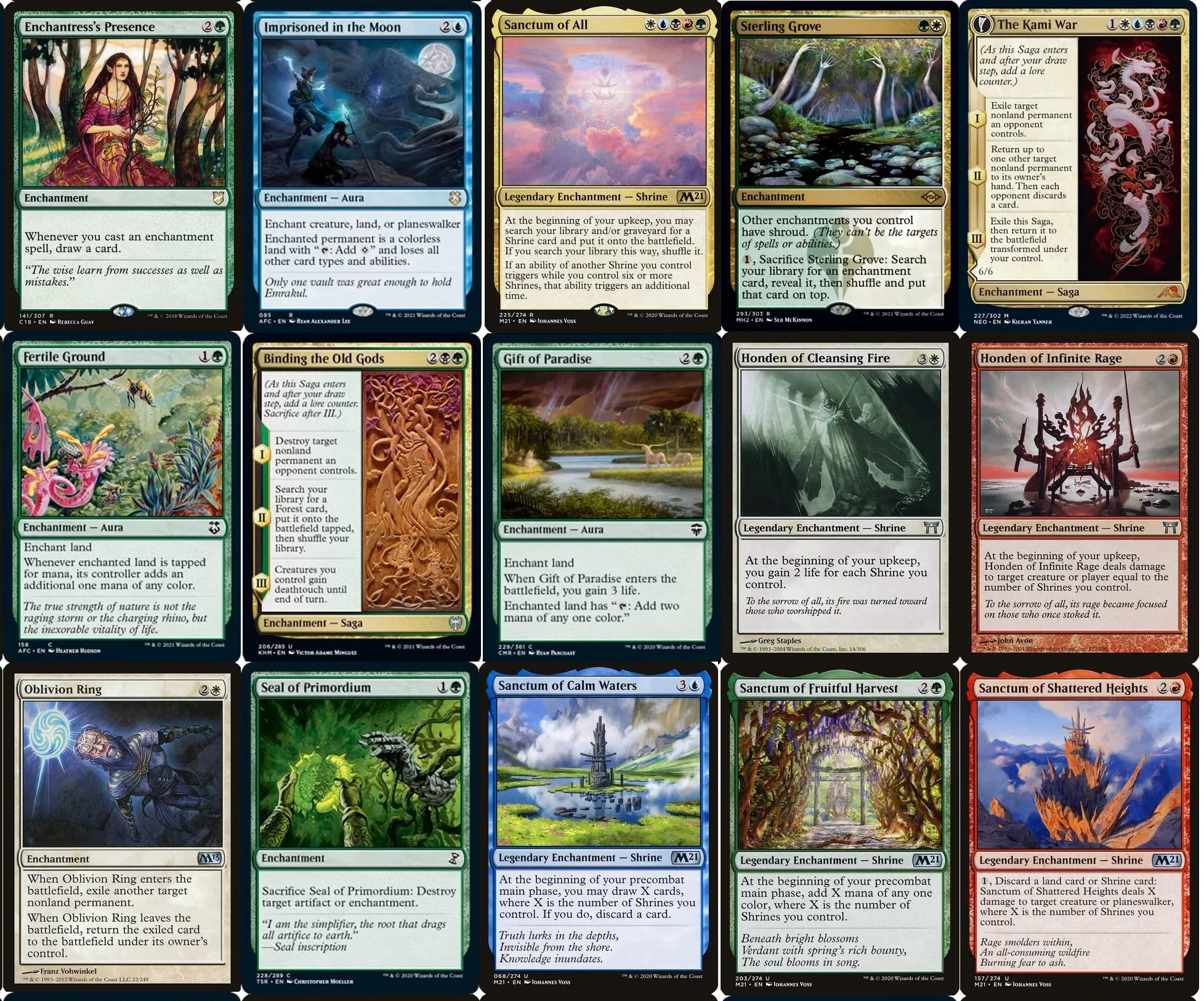 Elite Commander 5-Color Shrine Deck - Go-Shintai of Life's Origin - EDH - 100 Card Custom Magic The Gathering Deck - Powerful Commander Deck for MTG EDH/Commander Format - Perfect for Competitive Play and Shrine Tribal Strategies