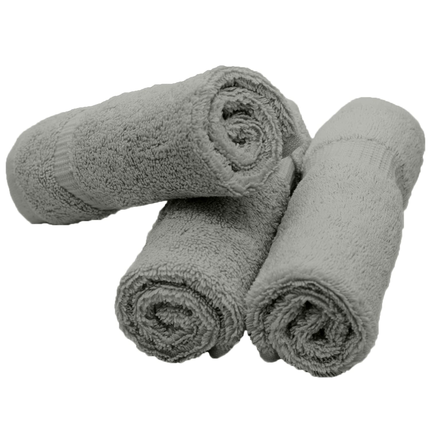 Premium 100% Turkish Cotton 700 GSM Washcloths - Ultra Soft Luxury Hotel & Spa Quality Towels for Face, Body & Baby Care - Makeup Remover & Facial Cleaning Cloths - Set of 12 (13